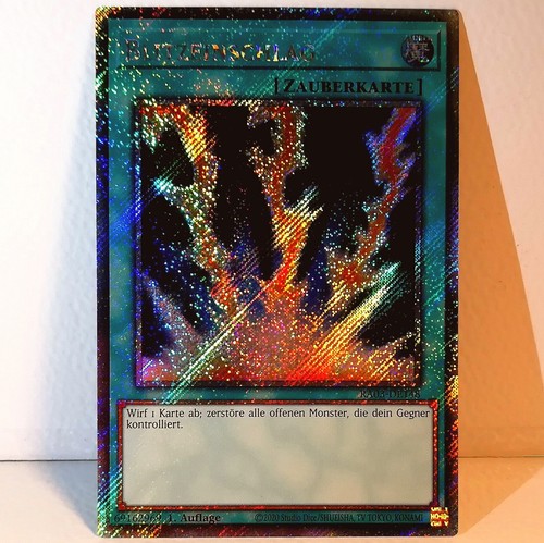 Yugioh karte blitzeinschlag - yugioh,